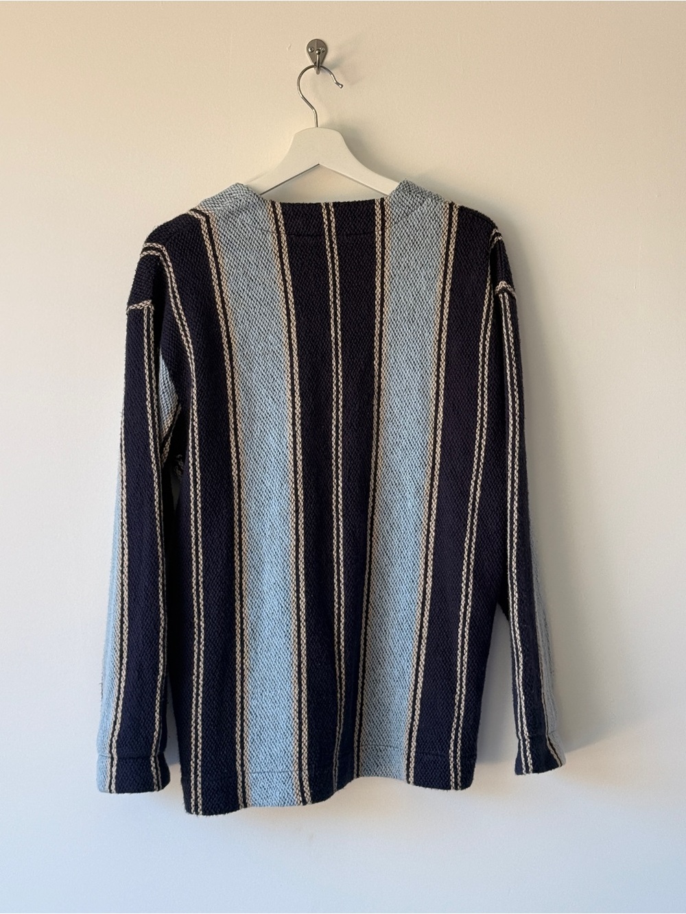 Faherty Striped Button-Front Cardigan - Picture 2 of 4